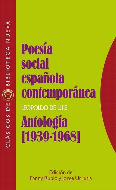 POESIA SOCIAL ESPAÑOLA CONTEMPORANEA ANTOLOGIA 1939-1968 | 9788470308031 | AA VV | Llibreria La Gralla | Llibreria online de Granollers
