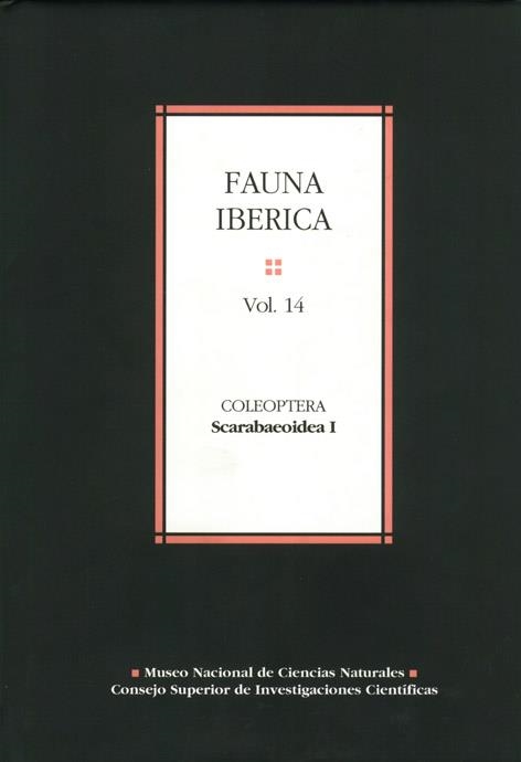 FAUNA IBERICA VOL 14 | 9788400079970 | MARTÍN PIERA, FERMÍN/LÓPEZ COLÓN, JOSÉ IGNACIO | Llibreria La Gralla | Llibreria online de Granollers