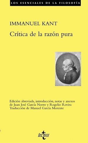 CRITICA DE LA RAZON PURA (EDICION ABREVIADA) | 9788430938100 | KANT, IMMANUEL | Llibreria La Gralla | Librería online de Granollers