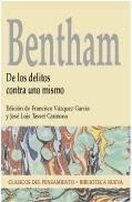 DE LOS DELITOS CONTRA UNO MISMO (CLASICOS PENSAMIENTO 21) | 9788497420389 | BENTHAM | Llibreria La Gralla | Librería online de Granollers