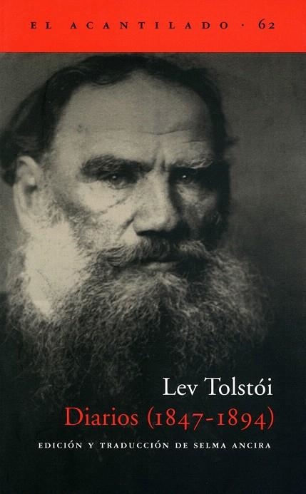 DIARIOS 1847-1894 | 9788495359919 | TOLSTOI, LEV | Llibreria La Gralla | Llibreria online de Granollers