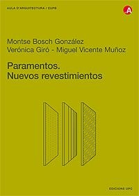 PARAMENTOS NUEVOS REVESTIMIENTOS | 9788483015377 | BOSCH GONZALEZ, MONTSE | Llibreria La Gralla | Librería online de Granollers