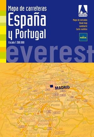 ESPAÑA Y PORTUGAL (MAPA 1:300.000) | 9788424102005 | CARTOGRAFÍA EVEREST | Llibreria La Gralla | Librería online de Granollers