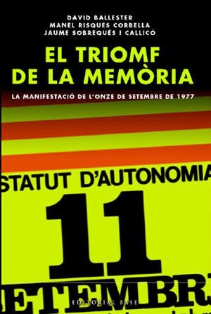TRIOMF DE LA MEMORIA, EL | 9788485031184 | BALLESTER, DAVID / RISQUES, MANEL / SOBREQUES, JAU | Llibreria La Gralla | Llibreria online de Granollers