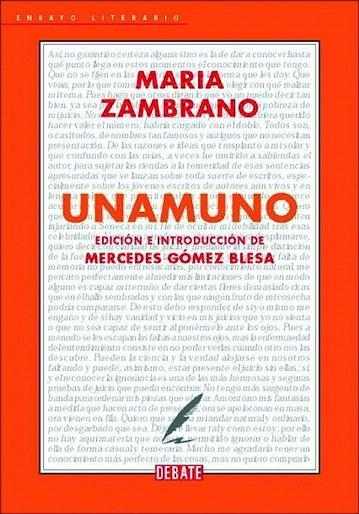 UNAMUNO | 9788483069707 | ZAMBRANO, MARIA | Llibreria La Gralla | Llibreria online de Granollers