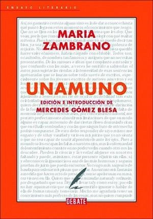 UNAMUNO | 9788483069707 | ZAMBRANO, MARIA | Llibreria La Gralla | Llibreria online de Granollers