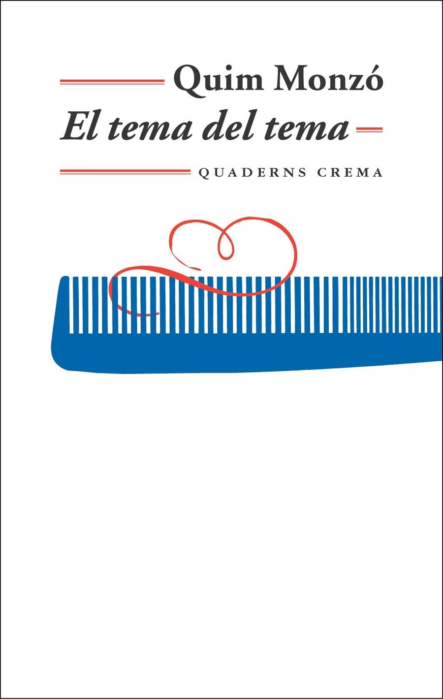 TEMA DEL TEMA, EL (QUADERNS CREMA 128) | 9788477273851 | MONZO, QUIM | Llibreria La Gralla | Librería online de Granollers