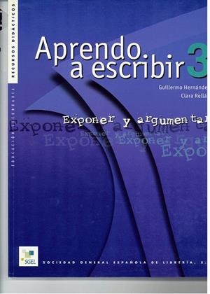 APRENDO A ESCRIBIR 3 ESO RECURSOS DIDACTICOS | 9788471437709 | HERNANDEZ, GUILLERMO; RELLAN, CLARA | Llibreria La Gralla | Librería online de Granollers