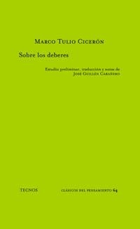 SOBRE LOS DEBERES (CLASICOS PENSAMIENTO 64) | 9788430938223 | CICERON, MARCO TULIO | Llibreria La Gralla | Llibreria online de Granollers