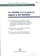LLEI 18/2003 DE SUPORT A LES FAMILIES (Q. DE LEGISLACIO, 45) | 9788439362241 | Llibreria La Gralla | Llibreria online de Granollers