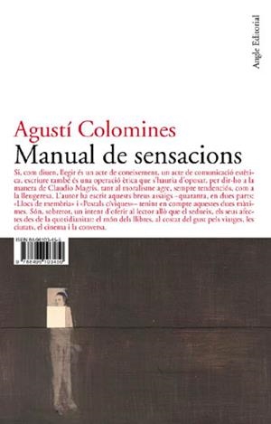 MANUAL DE SENSACIONS | 9788496103450 | COLOMINES, AGUSTI | Llibreria La Gralla | Llibreria online de Granollers