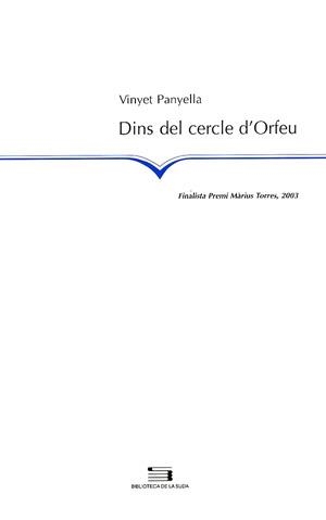 DINS DEL CERCLE D'ORFEU (LA SUDA 74) | 9788497791366 | PANYELLA, VINYET | Llibreria La Gralla | Librería online de Granollers