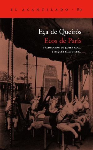 ECOS DE PARIS AC-89 | 9788496136540 | EÇA DE QUEIROS, JOSE MARIA | Llibreria La Gralla | Librería online de Granollers