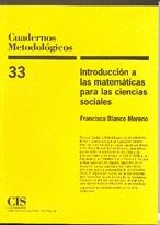 CUADERNOS METODOLOGICOS 33 | 9788474763577 | BLANCO MORENO, FRANCISCA | Llibreria La Gralla | Librería online de Granollers