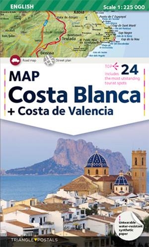 COSTA BLANCA MAP ESC:1/225000 (ENGLISH) | 9788484781332 | VARIOS AUTORES | Llibreria La Gralla | Librería online de Granollers