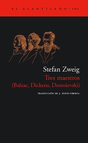 TRES MAESTROS (BALZAC, DICKENS, DOSTOIEVSKI) | 9788496136847 | ZWEIG, STEFAN | Llibreria La Gralla | Llibreria online de Granollers