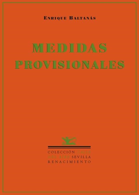 MEDIDAS PROVISIONALES | 9788484721796 | BALTANAS, ENRIQUE | Llibreria La Gralla | Llibreria online de Granollers