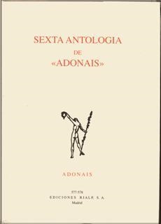 SEXTA ANTOLOGIA DE ADONAIS | 9788432135231 | ADONAIS | Llibreria La Gralla | Librería online de Granollers
