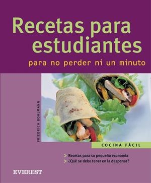 RECETAS PARA ESTUDIANTES PARA NO PERDER NI UN MINUTO | 9788424117160 | BOHLMANN, FRIEDRICH | Llibreria La Gralla | Librería online de Granollers