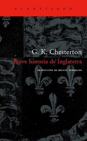 BREVE HISTORIA DE INGLATERRA | 9788496136939 | CHESTERTON, G.K. | Llibreria La Gralla | Llibreria online de Granollers