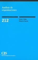 ANALISIS DE ORGANIZACIONES | 9788474763744 | COLLER, XAVIER / GARVIA, ROBERTO | Llibreria La Gralla | Llibreria online de Granollers