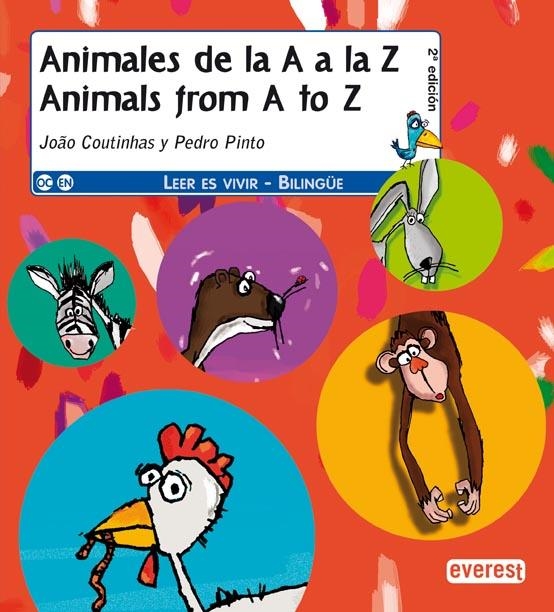 ANIMALES DE LA A A LA Z / ANIMALS FROM A TO Z (BILINGUE) | 9788424183349 | COUTINHAS, JOAO / PINTO, PEDRO | Llibreria La Gralla | Librería online de Granollers