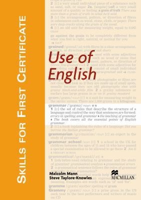 SKILLS FOR FIRST CERTIFICATE. USE OF ENGLISH STUDENT'S BOOK | 9781405017510 | MANN, MALCOM/TAYLORE-KNOWLES, STEVE | Llibreria La Gralla | Librería online de Granollers