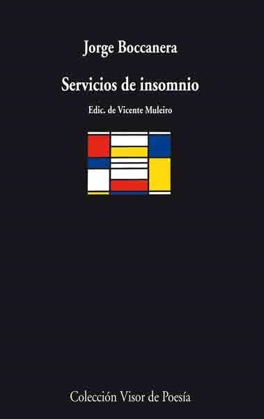 SERVICIOS DE INSOMNIO (POESIA 588) | 9788475225883 | BOCCANEGRA, JORGE | Llibreria La Gralla | Llibreria online de Granollers