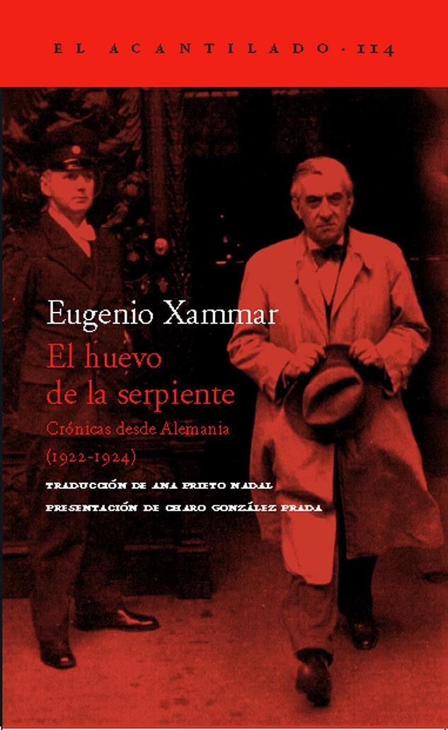HUEVO DE LA SERPIENTE (ACANTILADO-114) | 9788496489165 | XAMMAR, EUGENIO | Llibreria La Gralla | Librería online de Granollers