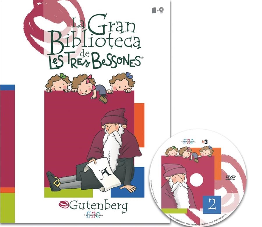 GRAN BIBLIOTECA DE LE TRES BESSONES, LA. GUTENBERG (+DVD) | 9788495731159 | CAPDEVILA, ROSER/Y OTROS | Llibreria La Gralla | Llibreria online de Granollers