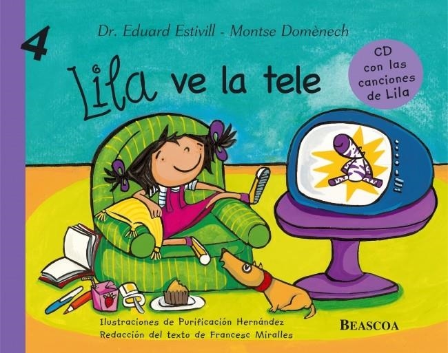 LILA VE LA TELE (LILA 4) | 9788448822019 | ESTIVILL, EDUARD / DOMENECH, MONTSE | Llibreria La Gralla | Librería online de Granollers