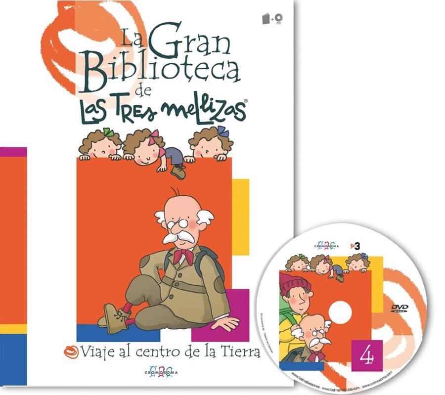 GRAN BIBLIOTECA DE LAS TRES MELLIZAS, LA. VIAJE AL CENTRO DE | 9788495731203 | CAPDEVILA, ROSER/Y OTROS | Llibreria La Gralla | Llibreria online de Granollers