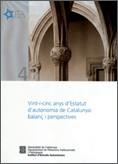 VINT-I-CINS ANYS D'ESTATUT D'AUTONOMIA DE CATALUNYA: BALANÇ | 9788439369110 | Llibreria La Gralla | Librería online de Granollers