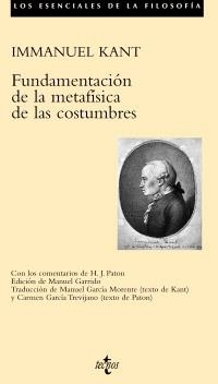 FUNDAMENTACION DE LA METAFISICA DE LAS COSTUMBRES | 9788430943296 | KANT, IMMANUEL | Llibreria La Gralla | Librería online de Granollers