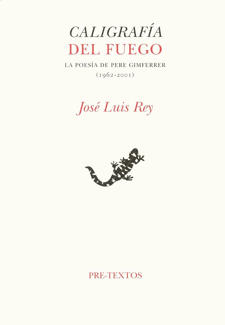 CALIGRAFIA DEL FUEGO.LA POESIA DE PERE GIMFERRER (1962-2001) | 9788481917123 | REY, JOSE LUIS | Llibreria La Gralla | Librería online de Granollers