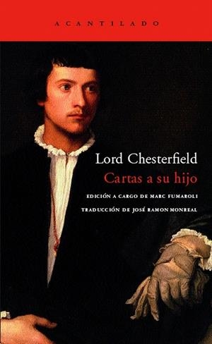 CARTAS A SU HIJO | 9788496489400 | LORD CHESTERFIELD | Llibreria La Gralla | Librería online de Granollers