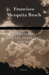 DUEN LLUM FINS LES VESPRADES TRISTES (XXVI PREMI 25 D'ABRIL) | 9788483303931 | MEZQUITA BROCH, FRANCISCO | Llibreria La Gralla | Llibreria online de Granollers