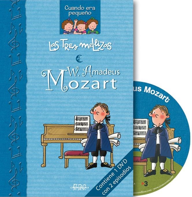 TRES MELLIZAS, LAS. W. AMADEUS MOZART (CUANDO ERA PEQUEÑO) | 9788495727077 | A.A.V.V. | Llibreria La Gralla | Librería online de Granollers