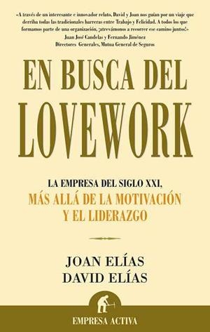 EN BUSCA DEL LOVEWORK | 9788496627109 | ELIAS, JOAN / ELIAS, DAVID | Llibreria La Gralla | Llibreria online de Granollers