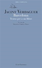 JACINT VERDAGUER. BARCELONA TEXTOS PER A UN LLIBRE | 9788497661812 | CODINA I VALLS, FRANCESC | Llibreria La Gralla | Llibreria online de Granollers