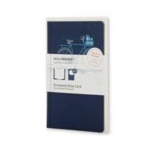POSTAL DE NAVIDAD MOLESKINE BICICLETA NEVADA AZUL | 9788866134916 | Llibreria La Gralla | Librería online de Granollers