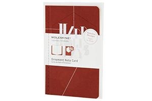 POSTAL DE NAVIDAD MOLESKINE HEXAGONO FELICES VACACIONES ROJA | 9788866134909 | Llibreria La Gralla | Librería online de Granollers