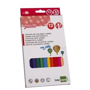 COLORS LIDERPAPEL JUMBO 12 UN MAQUINETA | 8423473342491 | LIDLP4400-12CB | Llibreria La Gralla | Librería online de Granollers