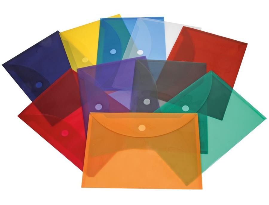 CARPETA PLASTIC A4 TARONJA TRANSPARENT VELCRO | 8423473359888 | LID35988 | Llibreria La Gralla | Llibreria online de Granollers