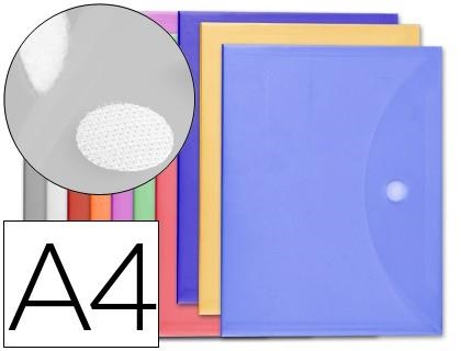 CARPETA PLASTIC A4 GROC TRANSPARENT VELCRO | 8423473359949 | LID35994 | Llibreria La Gralla | Llibreria online de Granollers