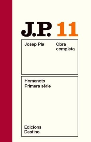 HOMENOTS.(JOSEP PLA O.C.11) (NO ÉS POT TORNAR.........) | 9788497101516 | PLA, JOSEP | Llibreria La Gralla | Llibreria online de Granollers