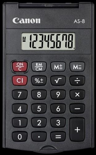 CALCULADORA CANON ARC DESIGN PETITS AS-8 8 DIGITS | 4960999673615 | CANAS-8 | Llibreria La Gralla | Llibreria online de Granollers