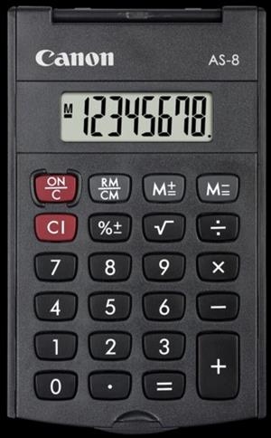 CALCULADORA CANON ARC DESIGN PETITS AS-8 8 DIGITS | 4960999673615 | CANAS-8 | Llibreria La Gralla | Llibreria online de Granollers