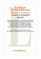 LECTURAS DE BACHILLERATO LITERATURA CASTELLANA 2005-2007 | 9788424624590 | DIVERSOS AUTORS | Llibreria La Gralla | Llibreria online de Granollers