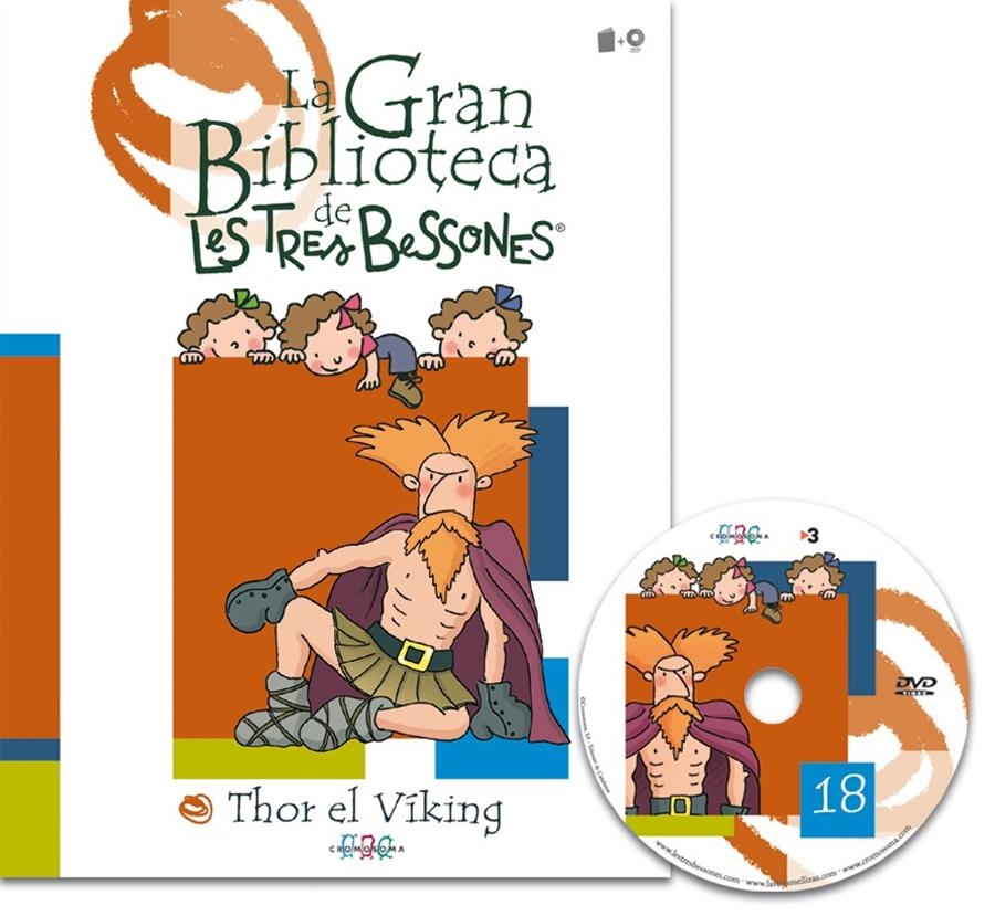GRAN BIBLIOTECA DE LES TRES BESSONES, LA. THOR EL VIKING+DVD | 9788495727107 | CAPDEVILA, ROSER/Y OTROS | Llibreria La Gralla | Librería online de Granollers